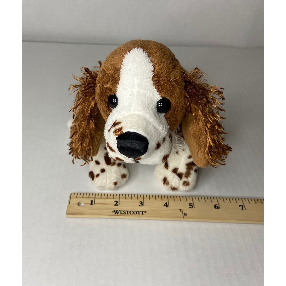Ganz Springer Spaniel Plush Dog HM170 Stuffed Animal Brown White 8" - Picture 8 of 15
